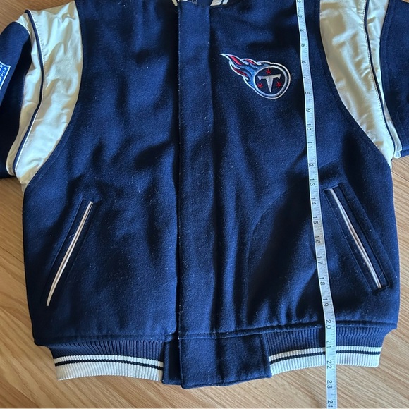 Vintage Reebok Tennessee Titans Letterman Jacket Youth Medium - Picture 7 of 10